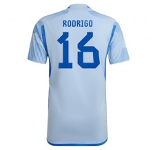 Coppa del mondo 2022 Maglia Spagna Rodrigo 16 Divisa Trasferta