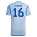 Coppa del mondo 2022 Maglia Spagna Rodrigo 16 Divisa Trasferta