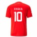 Coppa del mondo 2022 Maglia Svizzera Xhaka 10 Divisa Prima