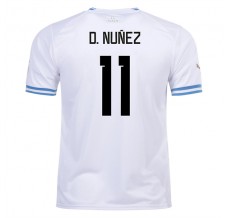 Coppa del mondo 2022 Maglia Uruguay D.Nunez 11 Divisa Trasferta