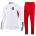 CR Flamengo Tute Felpe da Allenamento 2023/24 - 1-4 Zip Bianco