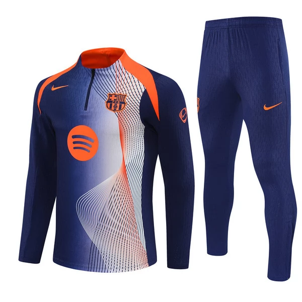 FC Barcelona Tuta Felpa da Allenamento 2025/26 - 1-4 Zip Blu FC Barcelona Tuta Felpa da Allenamento 2025/26 - 1-4 Zip Blu