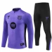 FC Barcelona Tuta Felpa da Allenamento 2025/26 - 1-4 Zip Viola