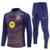 FC Barcelona Tuta Felpa da Allenamento Bambino 2025/26 - 1-4 Zip Blu