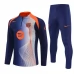 FC Barcelona Tuta Felpa da Allenamento Bambino 2025/26 - 1-4 Zip Blu