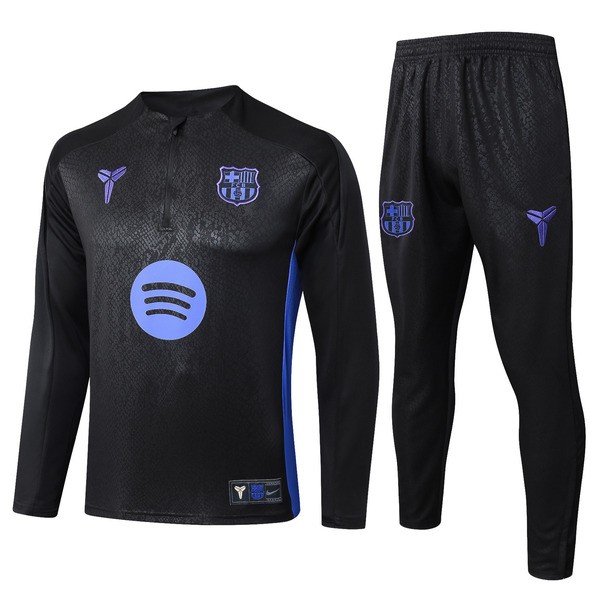 FC Barcelona Tuta Felpa da Allenamento Bambino 2025/26 - 1-4 Zip Nero FC Barcelona Tuta Felpa da Allenamento Bambino 2025/26 - 1-4 Zip Nero