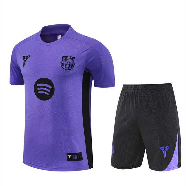 FC Barcelona Tuta Maglia da Allenamento Bambino 2025/26 - Shorts Viola FC Barcelona Tuta Maglia da Allenamento Bambino 2025/26 - Shorts Viola