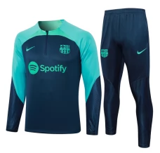 FC Barcelona Tute Felpe da Allenamento 2023/24 - 1-4 Zip Blu
