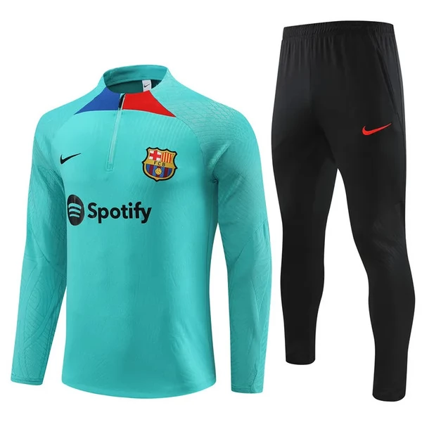 FC Barcelona Tute Felpe da Allenamento 2023/24 - 1-4 Zip Blu Nero FC Barcelona Tute Felpe da Allenamento 2023/24 - 1-4 Zip Blu Nero