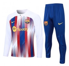 FC Barcelona Tute Felpe da Allenamento 2023/24 - 1-4 Zip Blu Rosso