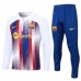 FC Barcelona Tute Felpe da Allenamento 2023/24 - 1-4 Zip Blu Rosso