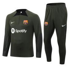 FC Barcelona Tute Felpe da Allenamento 2023/24 - 1-4 Zip Verde