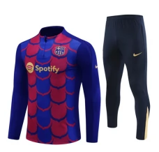 FC Barcelona Tute Felpe da Allenamento 2024/25 - 1-4 Zip Blu