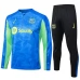 FC Barcelona Tute Felpe da Allenamento 2024/25 - 1-4 Zip Blu