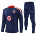 FC Barcelona Tute Felpe da Allenamento 2024/25 - 1-4 Zip Dark Blu