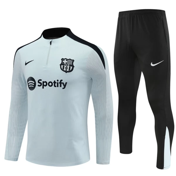 FC Barcelona Tute Felpe da Allenamento 2024/25 - 1-4 Zip Grigio FC Barcelona Tute Felpe da Allenamento 2024/25 - 1-4 Zip Grigio
