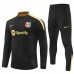 FC Barcelona Tute Felpe da Allenamento 2024/25 - 1-4 Zip Nero Gold