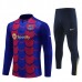 FC Barcelona Tute Felpe da Allenamento Bambino 2024/25 - 1-4 Zip Blu