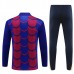 FC Barcelona Tute Felpe da Allenamento Bambino 2024/25 - 1-4 Zip Blu
