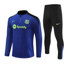 FC Barcelona Tute Felpe da Allenamento Bambino 2024/25 - 1-4 Zip Blu