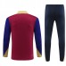 FC Barcelona Tute Felpe da Allenamento Bambino 2024/25 - 1-4 Zip Blu Rosso
