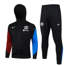 FC Barcelona Tute Giacca da Allenamento 2024/25 - Cappuccio Nero FC Barcelona Tute Giacca da Allenamento 2024/25 - Cappuccio Nero