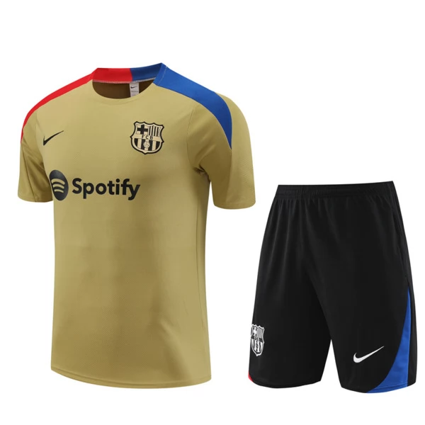 FC Barcelona Tute Maglia da Allenamento 2024/25 - Gold FC Barcelona Tute Maglia da Allenamento 2024/25 - Gold