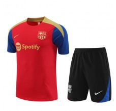 FC Barcelona Tute Maglia da Allenamento Bambino 2024/25 - Shorts Rosso