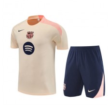 FC Barcelona Tute Maglia da Allenamento Bambino 2025/26 - Shorts Beige