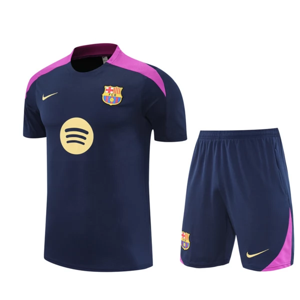 FC Barcelona Tute Maglia da Allenamento Bambino 2025/26 - Shorts Blu Navy FC Barcelona Tute Maglia da Allenamento Bambino 2025/26 - Shorts Blu Navy