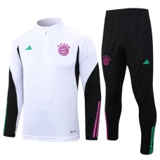 FC Bayern München Tute Felpe da Allenamento 2023/24 - 1-4 Zip Bianco Nero FC Bayern München Tute Felpe da Allenamento 2023/24 - 1-4 Zip Bianco Nero