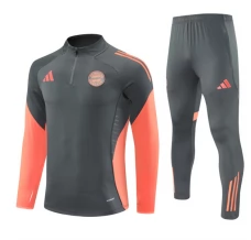 FC Bayern München Tute Felpe da Allenamento 2025/26 - 1-4 Zip Grigio