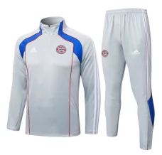 FC Bayern München Tute Felpe da Allenamento 2025/26 - 1-4 Zip Grigio