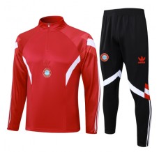 FC Bayern München Tute Felpe da Allenamento Bambino 2024/25 - 1-4 Zip Rosso