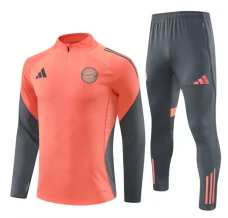 FC Bayern München Tute Felpe da Allenamento Bambino 2025/26 - 1-4 Zip Arancione