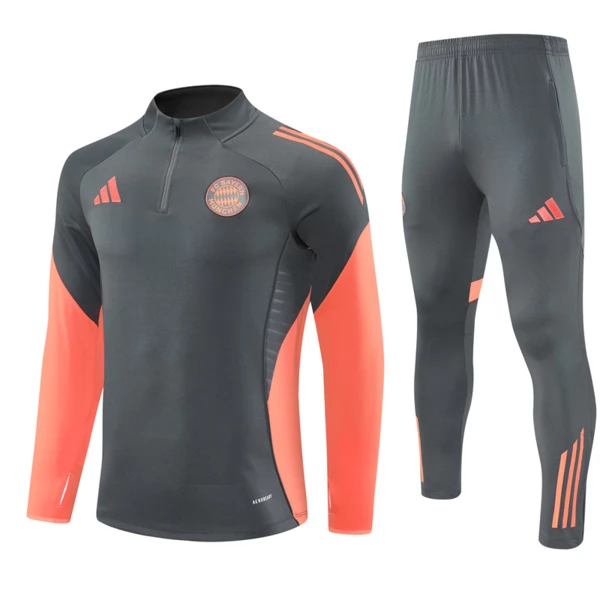 FC Bayern München Tute Felpe da Allenamento Bambino 2025/26 - 1-4 Zip Grigio FC Bayern München Tute Felpe da Allenamento Bambino 2025/26 - 1-4 Zip Grigio