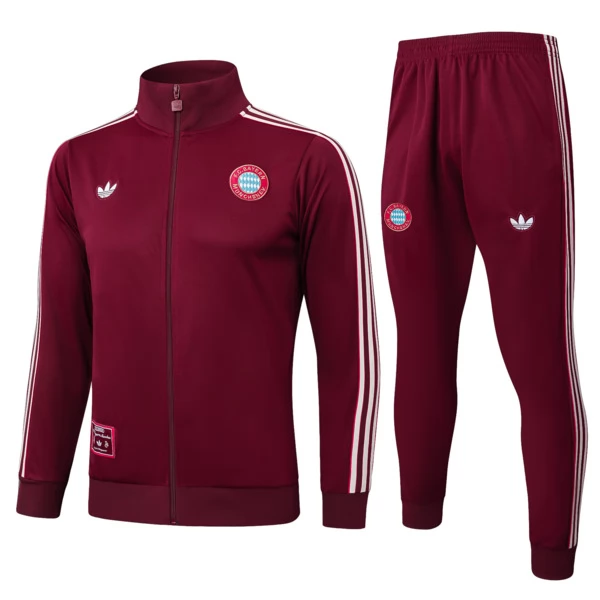 FC Bayern München Tute Giacca da Allenamento 2025/26 - Rosso FC Bayern München Tute Giacca da Allenamento 2025/26 - Rosso