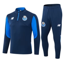 FC Porto Tute Felpe da Allenamento Bambino 2024/25 - 1-4 Zip Blu