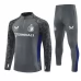 Feyenoord Rotterdam Tuta Felpa da Allenamento 2025/26 - 1-4 Zip Grigio