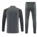 Feyenoord Rotterdam Tuta Felpa da Allenamento Bambino 2025/26 - 1-4 Zip Grigio