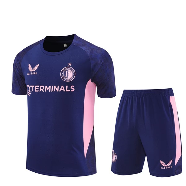 Feyenoord Rotterdam Tuta Maglia da Allenamento 2025/26 - Shorts Blu Feyenoord Rotterdam Tuta Maglia da Allenamento 2025/26 - Shorts Blu