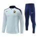 Francia Tute Felpe da Allenamento 2024/25 - 1-4 Zip Blu