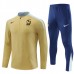 Francia Tute Felpe da Allenamento 2024/25 - 1-4 Zip Gold