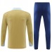 Francia Tute Felpe da Allenamento 2024/25 - 1-4 Zip Gold