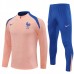 Francia Tute Felpe da Allenamento 2025/26 - 1-4 Zip Rosa
