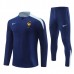 Francia Tute Felpe da Allenamento Bambino 2024/25 - 1-4 Zip Blu Navy