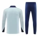 Francia Tute Felpe da Allenamento Bambino 2024/25 - 1-4 Zip Blu