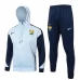 Francia Tute Giacca da Allenamento 2024/25 - Cappuccio Light Blu