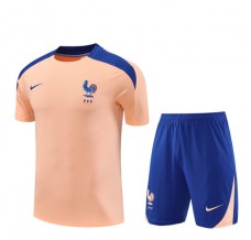 Francia Tute Maglia da Allenamento Bambino 2025/26 - Shorts Arancione