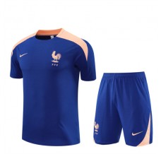 Francia Tute Maglia da Allenamento Bambino 2025/26 - Shorts Blu